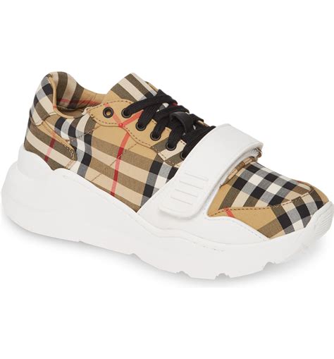 womens burberry trainers|burberry high top sneakers women's.